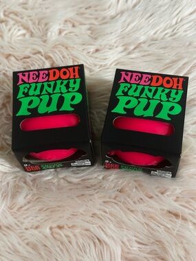 NEEDOH Funky Pup Dog Toy - Hot Pink